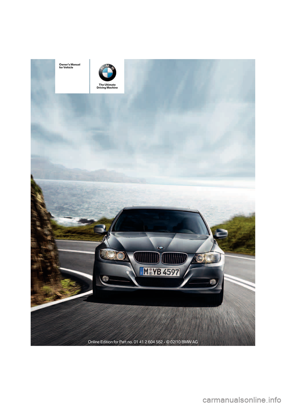 BMW 323I 2011 E90 Owners Manual 