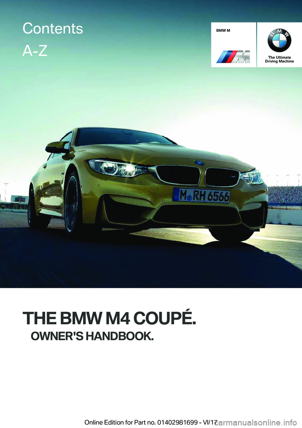 BMW M4 2018  Owners Manual 