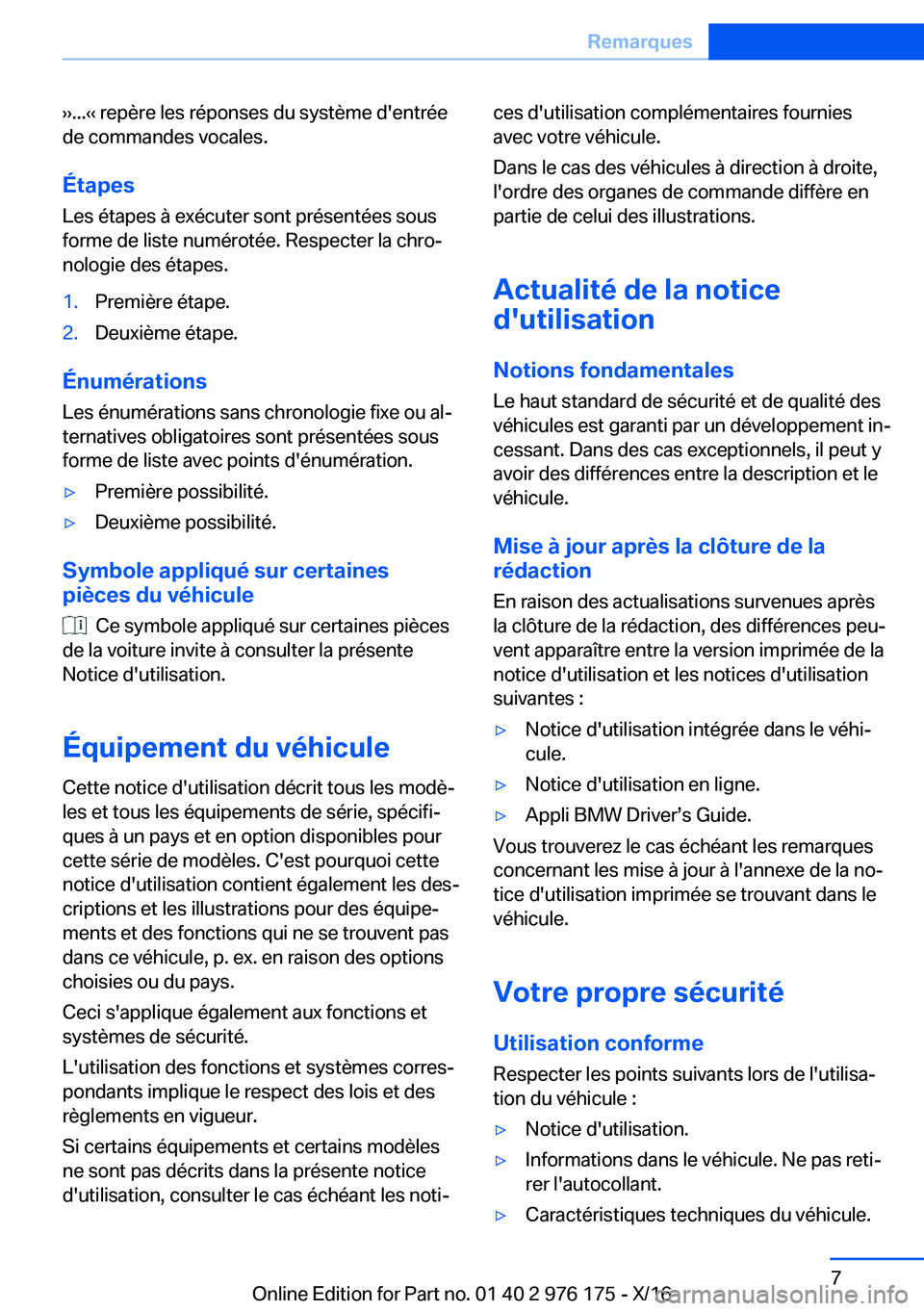 BMW X5 M 2017  Notices Demploi (in French) 