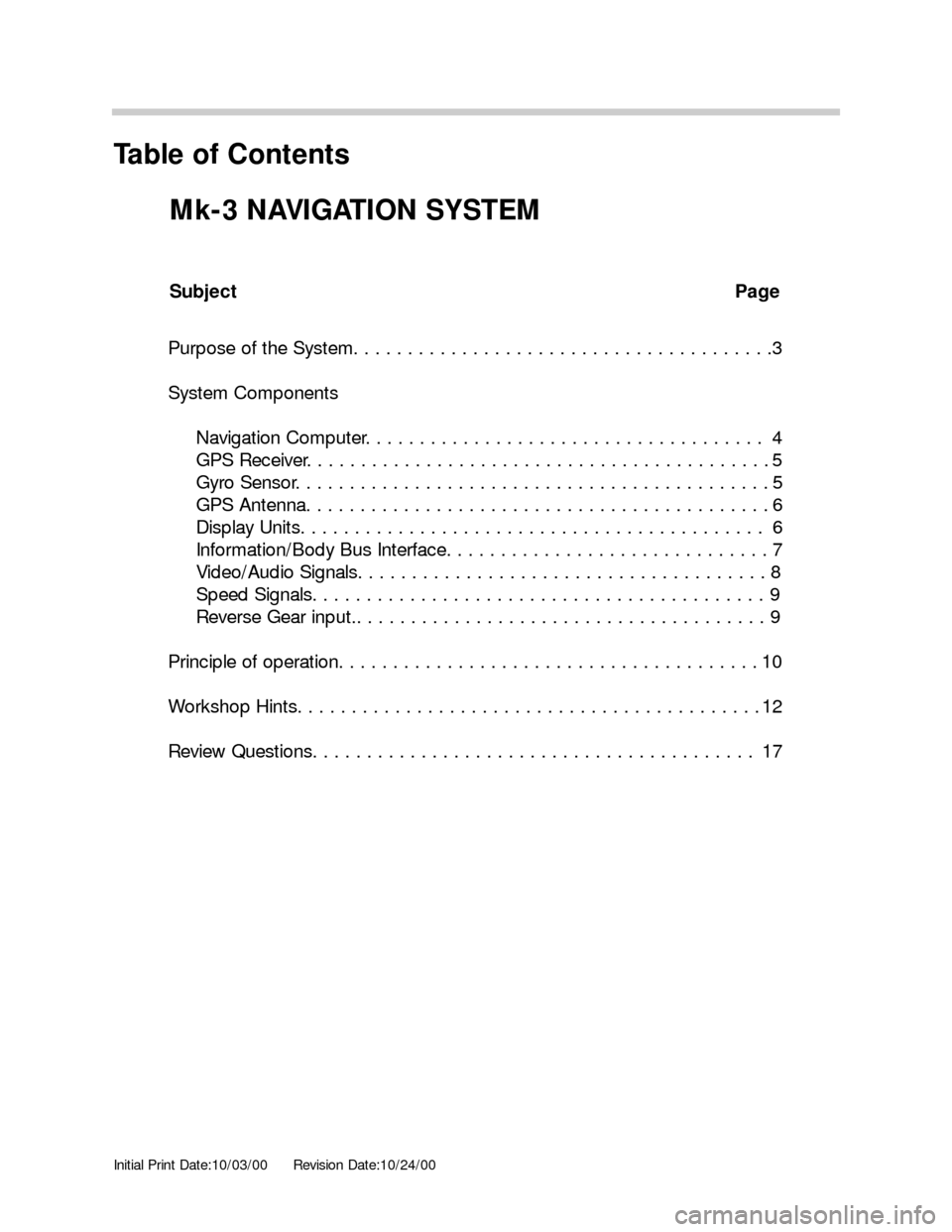 BMW X5 2003 E53 Mk3 Navigation System Manual 