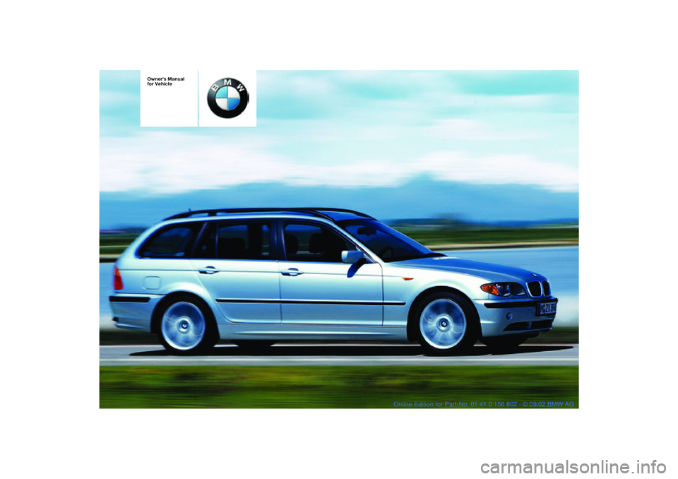 BMW 325XI 2003  Owners Manual 
