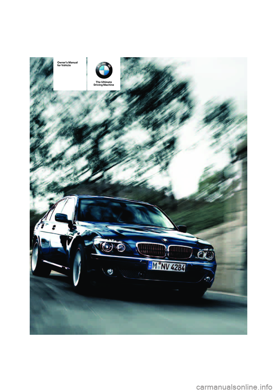 BMW 750LI 2006  Owners Manual 