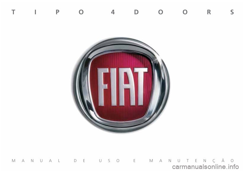 FIAT TIPO 4DOORS 2020  Manual de Uso e Manutenção (in Portuguese) 