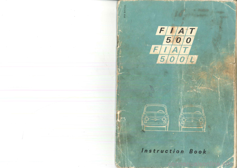 FIAT 500L 1968 1.G Instruction Manual 