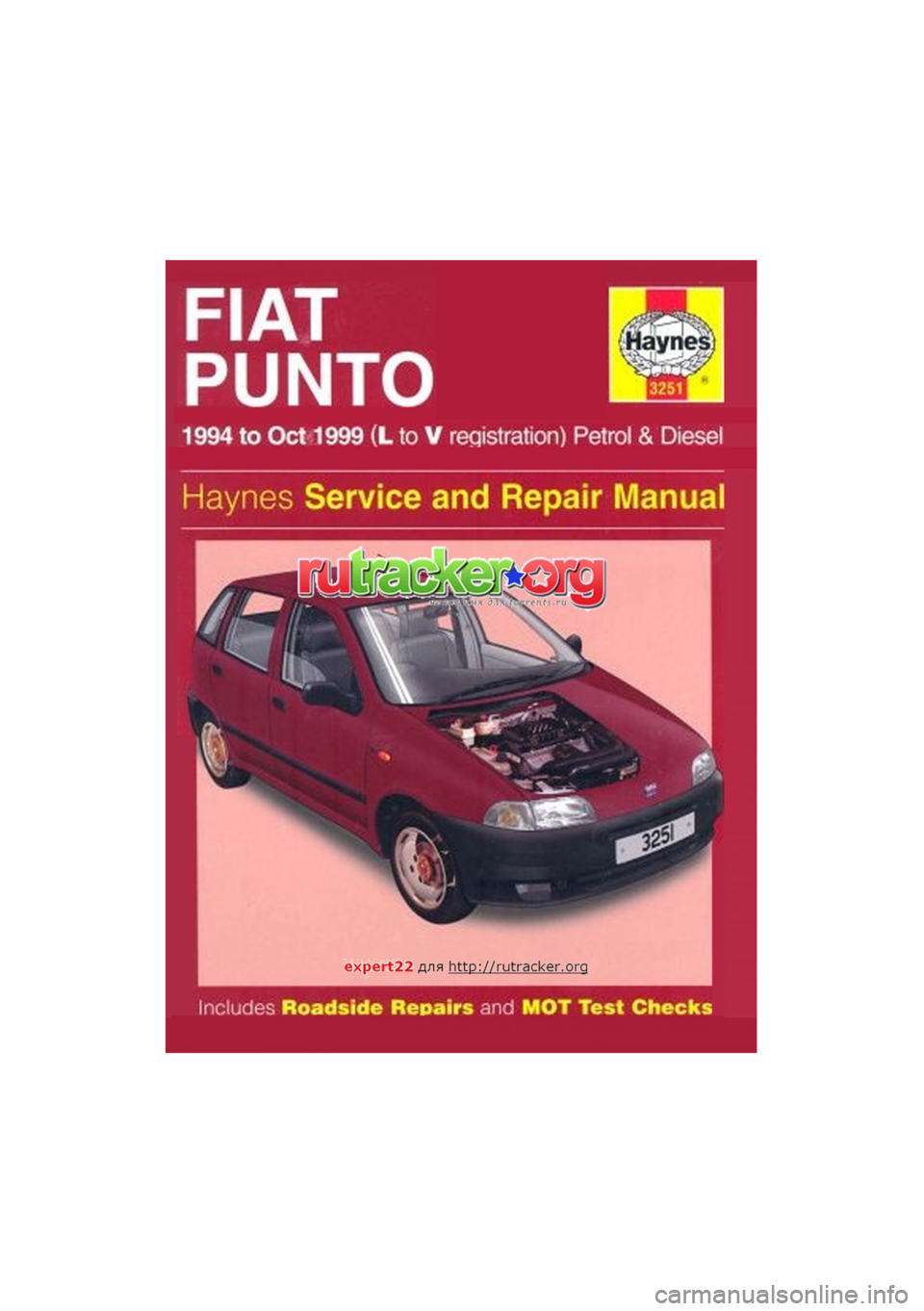 FIAT PUNTO 1997 176 / 1.G Workshop Manual (225 Pages)
