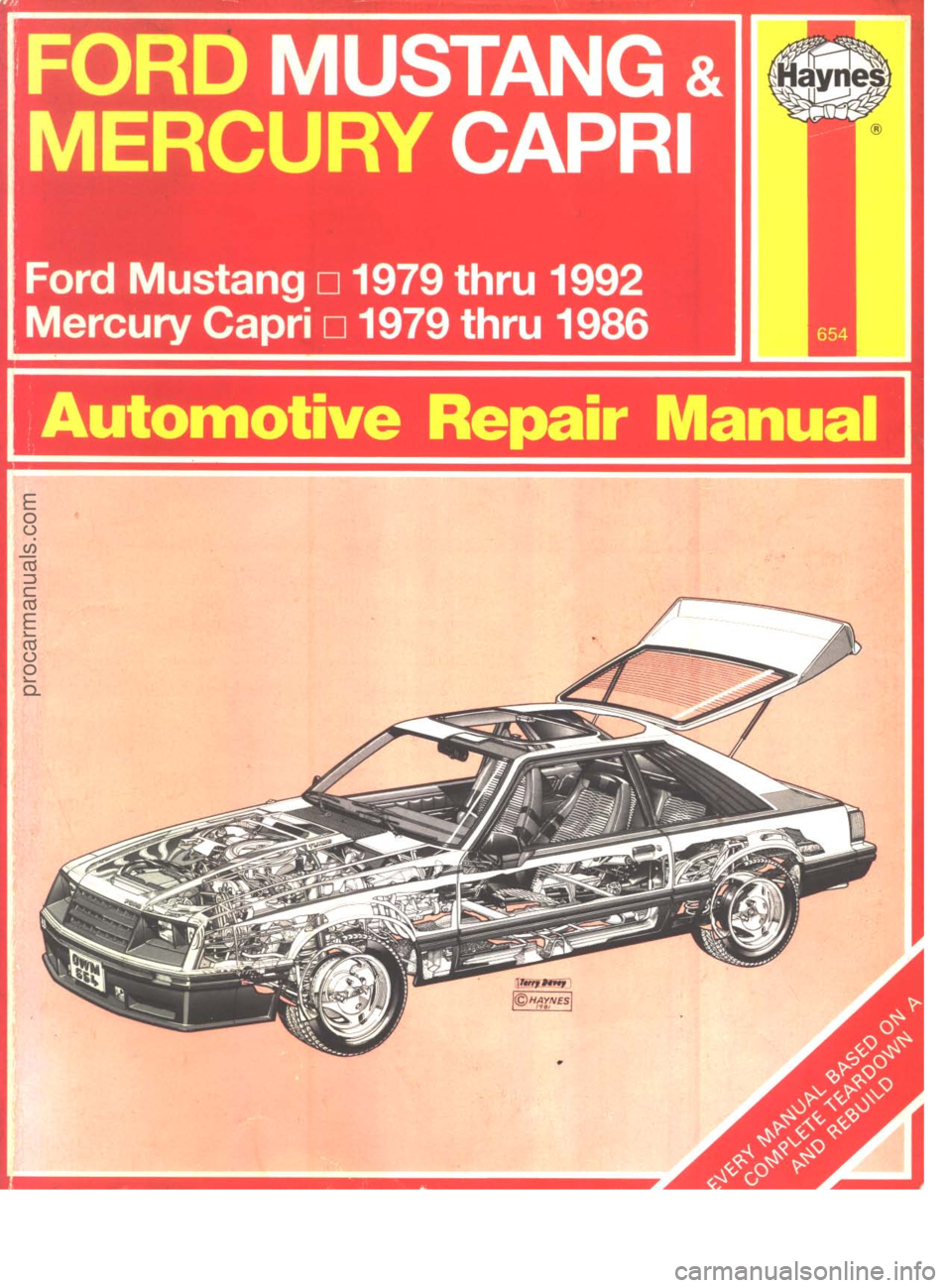 FORD MUSTANG 1979  Service Repair Manual 