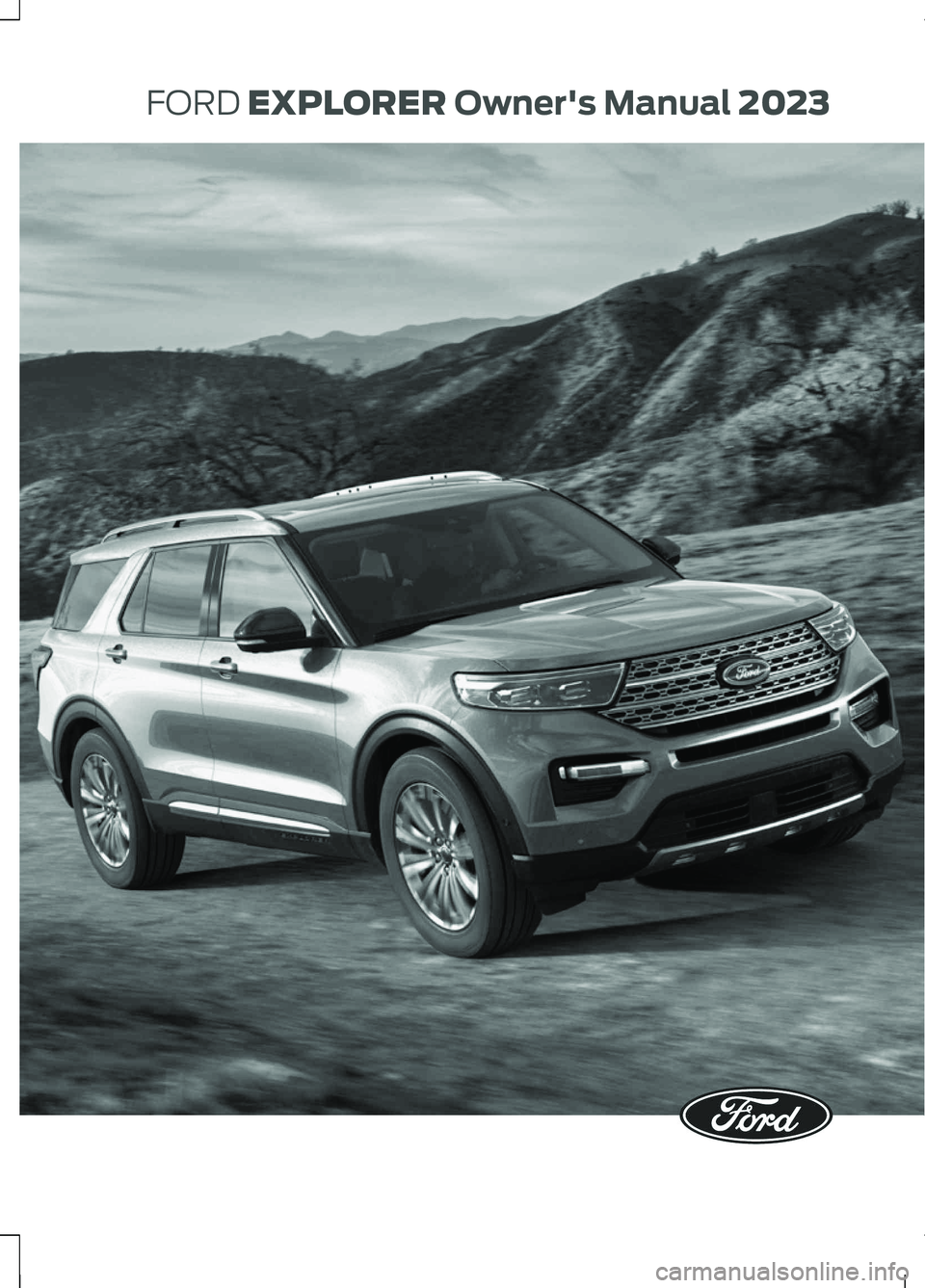FORD EXPLORER 2023  Owners Manual 