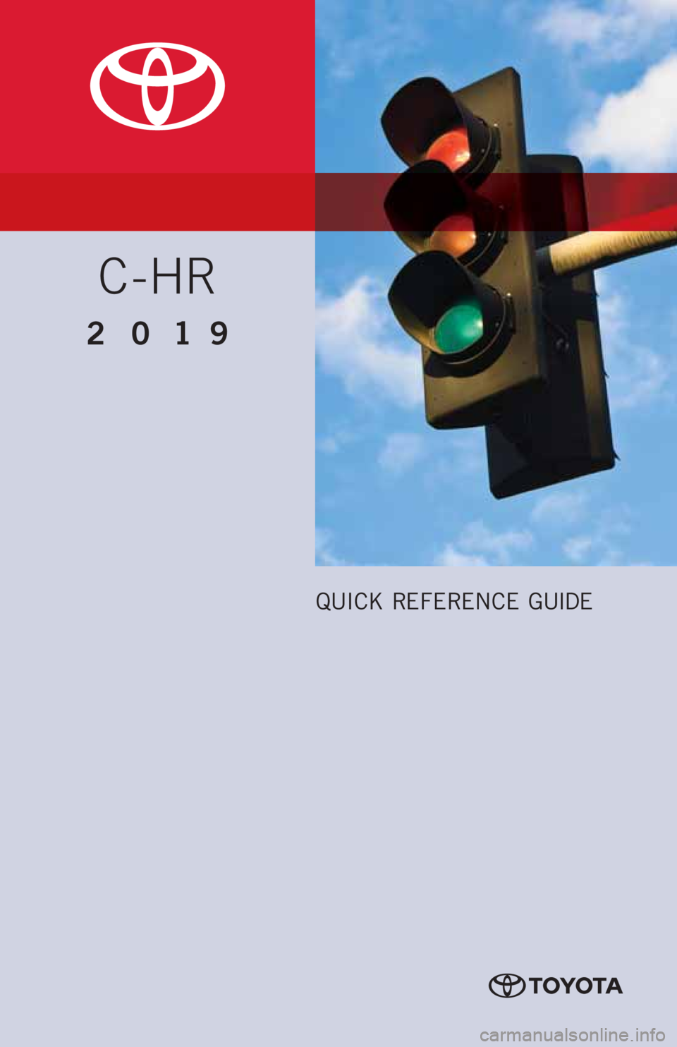 TOYOTA C-HR 2019  Owners Manual (in English) 