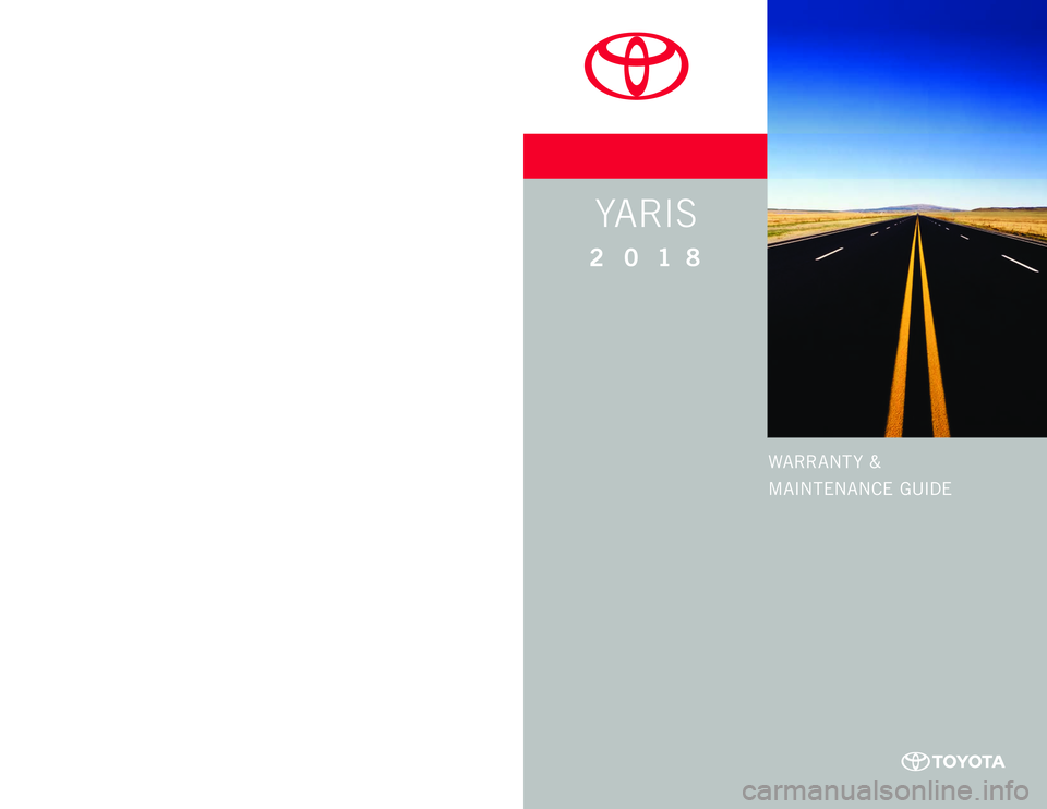 TOYOTA YARIS LIFTBACK 2020  Warranties & Maintenance Guides (in English) 