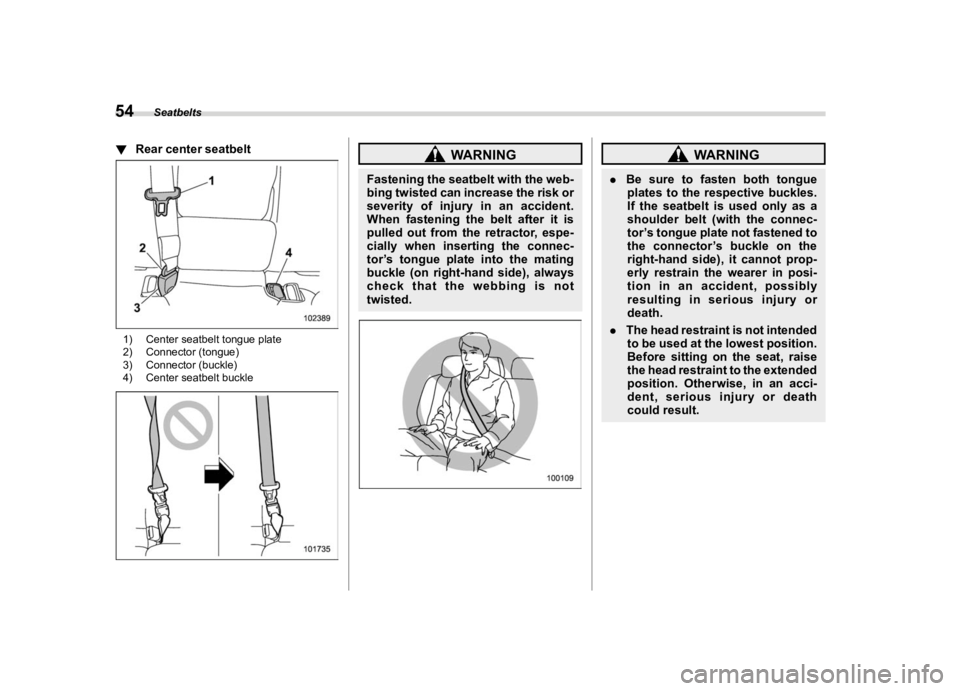 SUBARU FORESTER 2020 Workshop Manual ������
