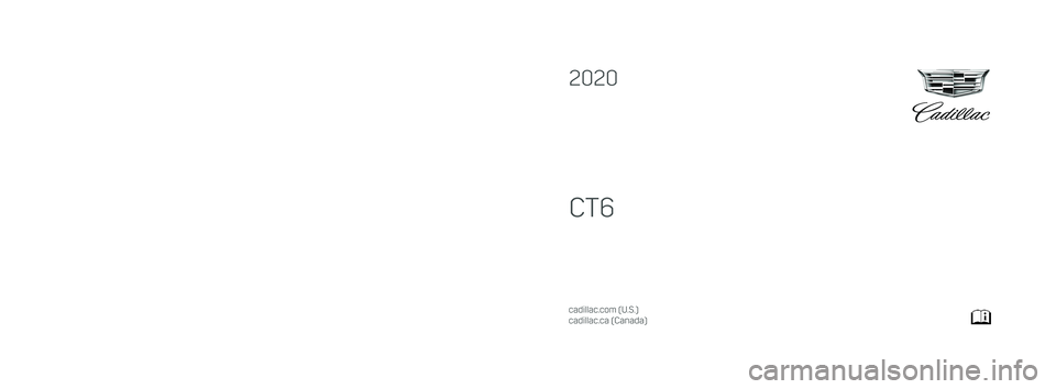 CADILLAC CT6 2020  Owners Manual 