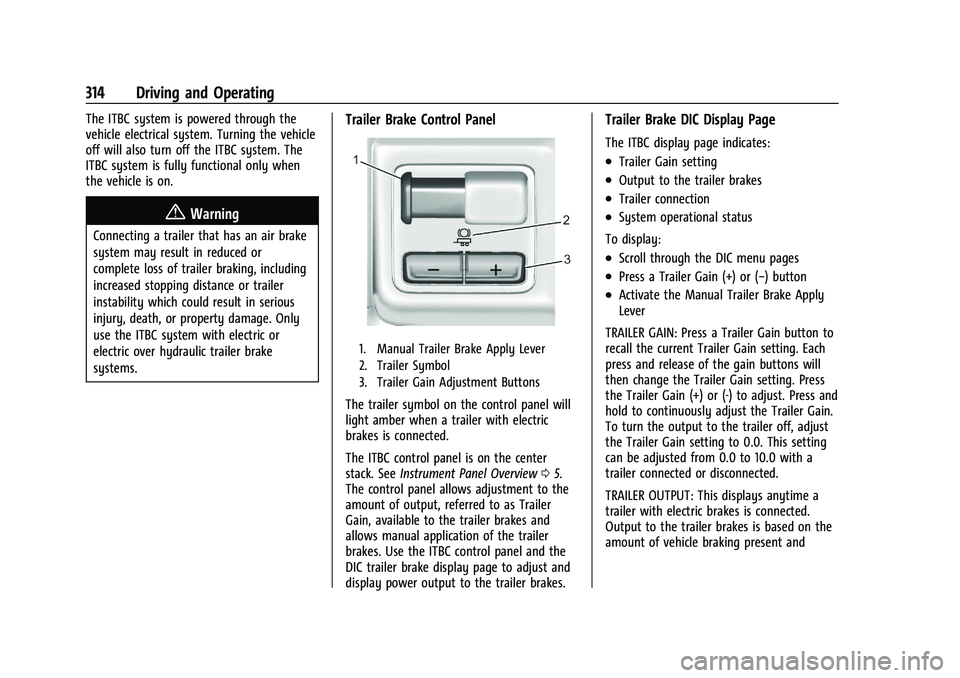 CHEVROLET SILVERADO 1500 2023 Owners Manual (463 Pages), Page 320