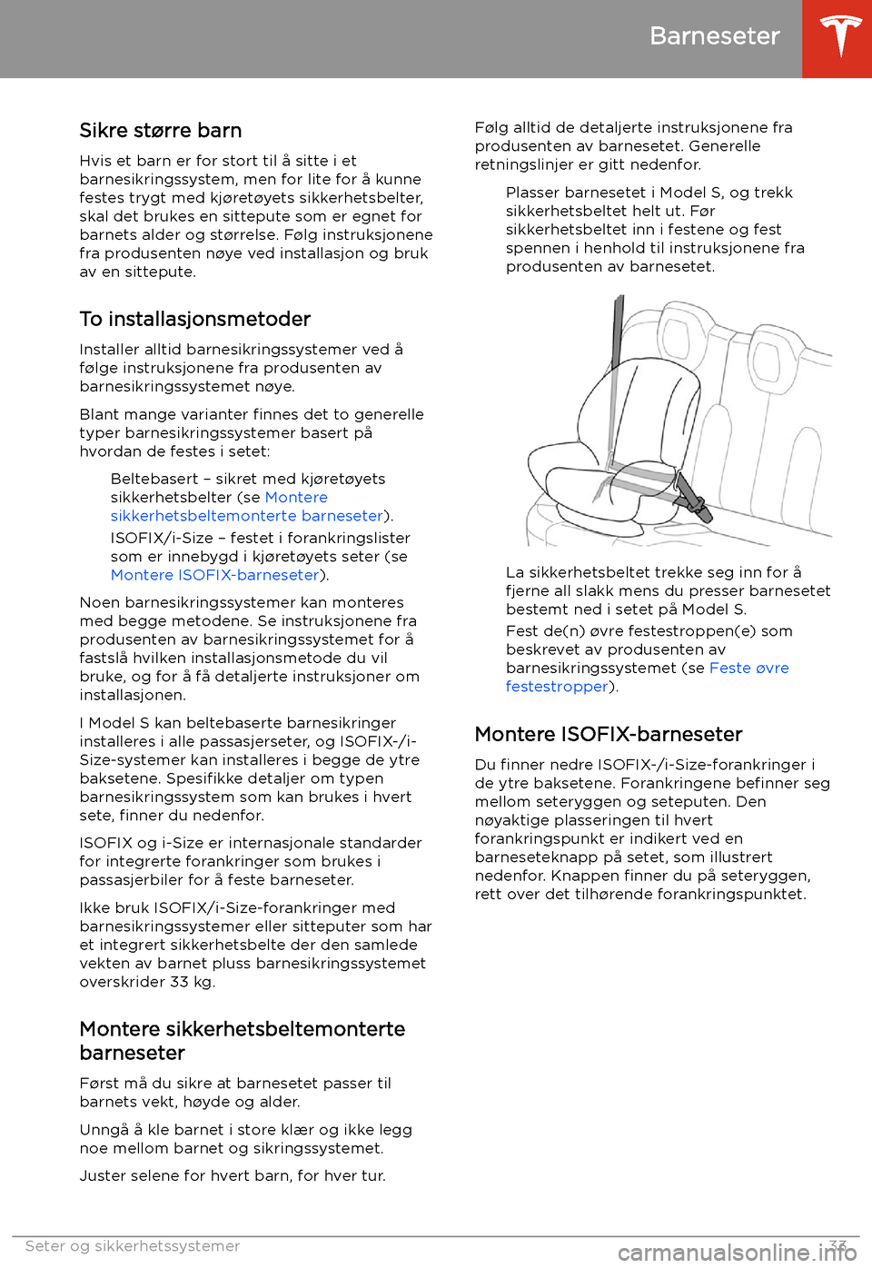 TESLA MODEL S 2020 Brukerhåndbok (in Norwegian) (223 Pages)