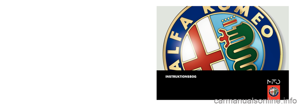 Alfa Romeo MiTo 2014  Instruktionsbog (in Danish) 