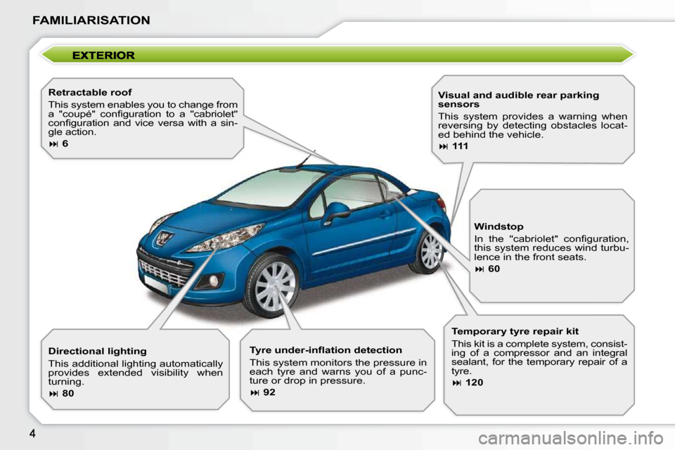 Peugeot 207 CC 2010  Owners Manual 
