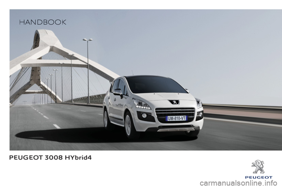 Peugeot 3008 Hybrid 4 2013  Owners Manual 