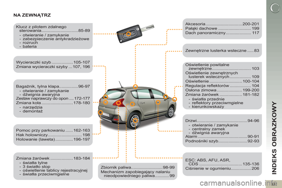 Abs Peugeot 3008 Hybrid 4 2013 Instrukcja Obslugi In Polish 340 Pages