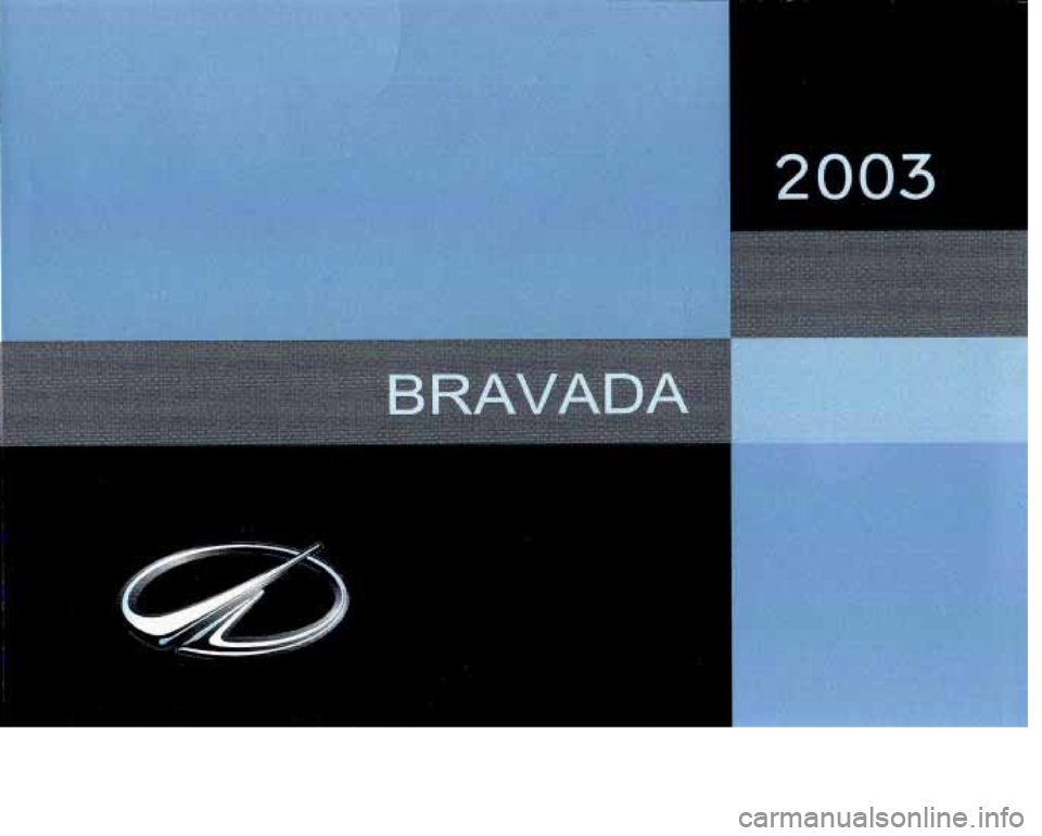 Oldsmobile Bravada 2003  Owners Manuals 