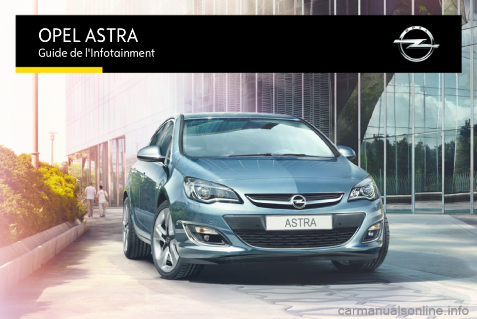 OPEL ASTRA J 2016  Manuel multimédia (in French) 