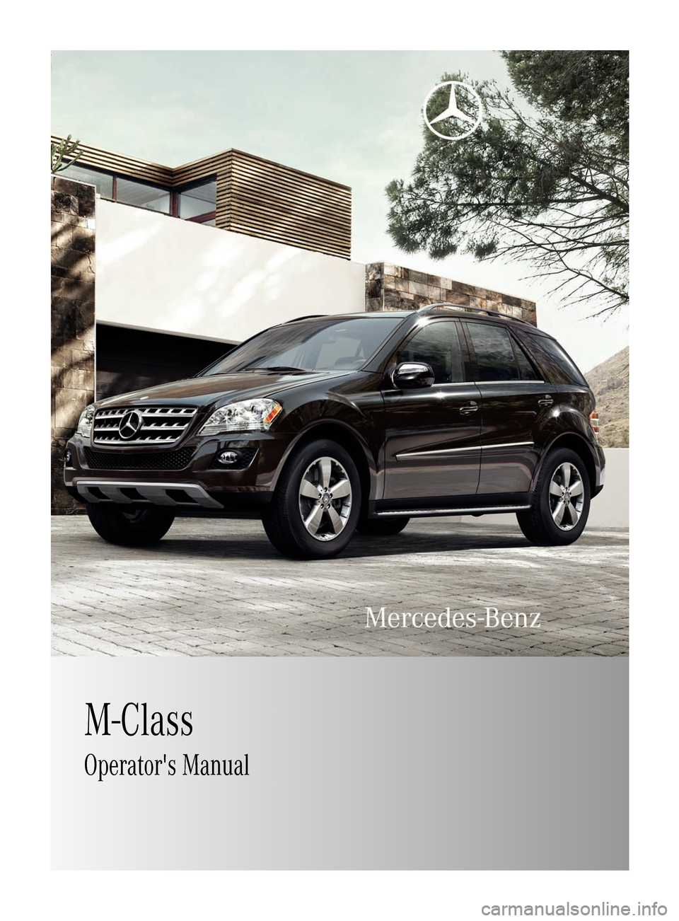 MERCEDES-BENZ M-Class 2011 W164 Owners Manual 