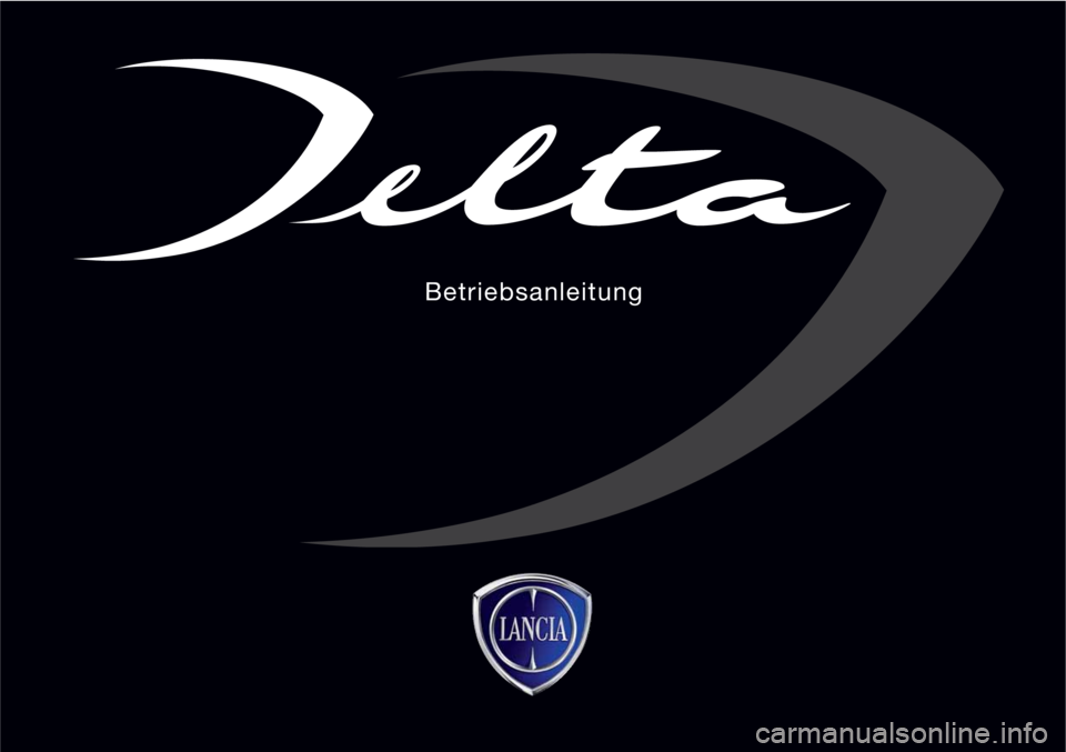 Lancia Delta 2010  Betriebsanleitung (in German) 