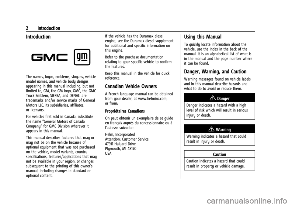 GMC SIERRA 2024 Owners Manual (440 Pages)
