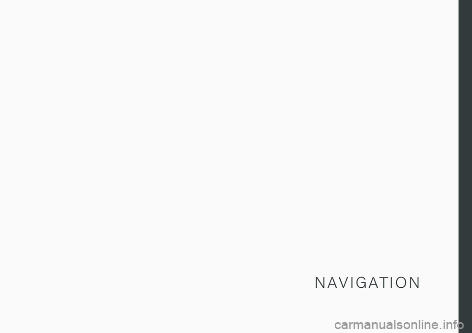 VOLVO XC90 2021  Sensus Navigation Manual N A V I G A T I O N 