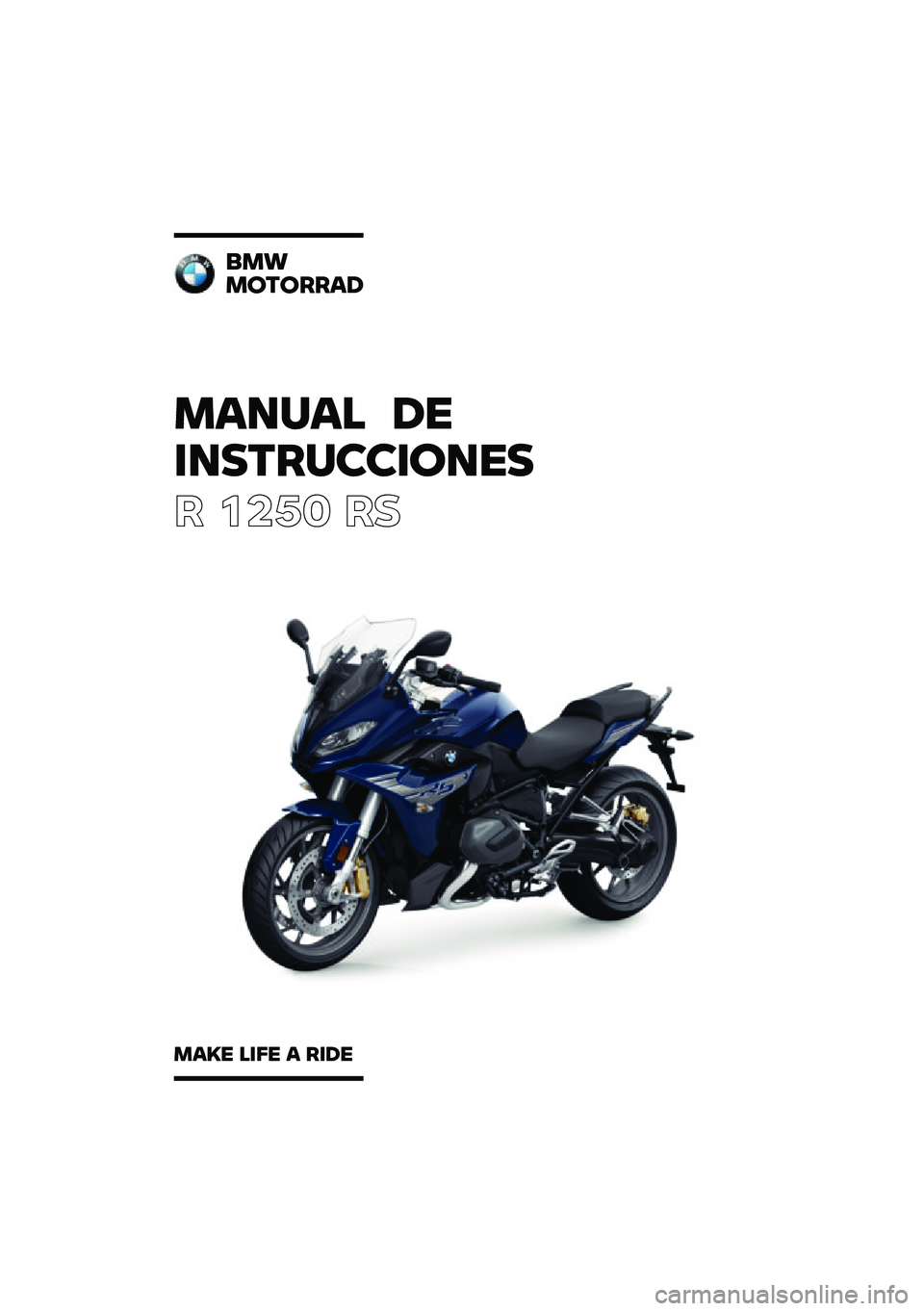 BMW MOTORRAD R 1250 RS 2020  Manual de instrucciones (in Spanish) 