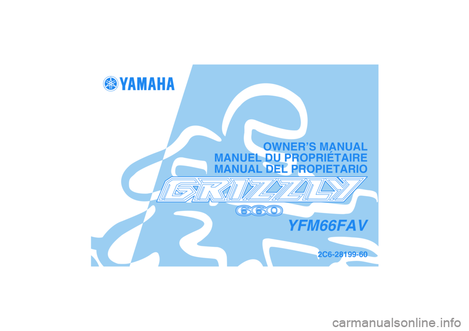 YAMAHA GRIZZLY 660 2006  Manuale de Empleo (in Spanish) 