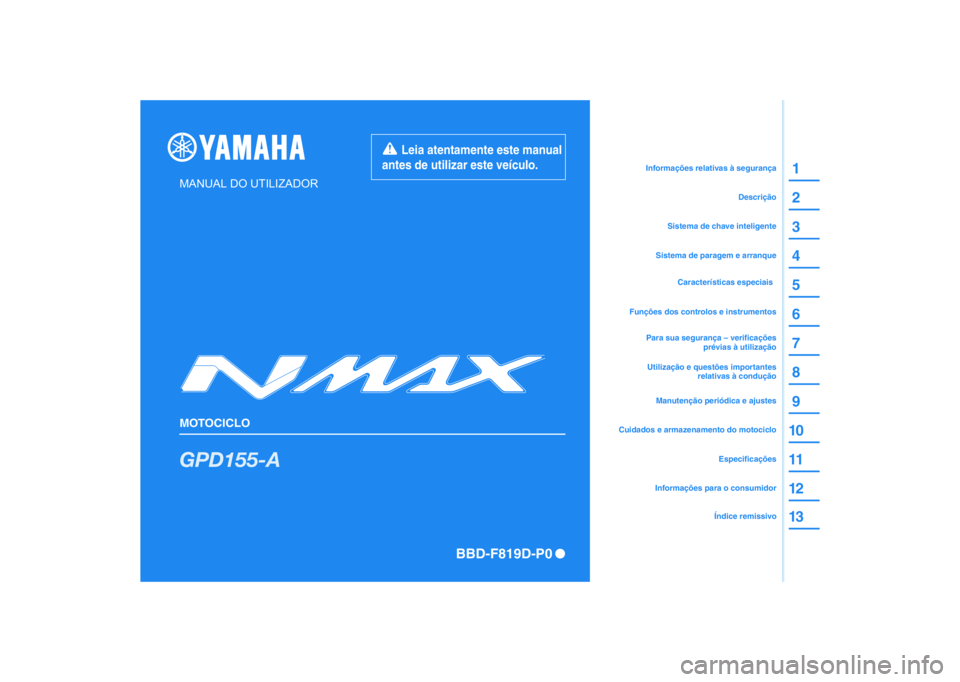 YAMAHA NMAX 155 2021  Manual de utilização (in Portuguese) 