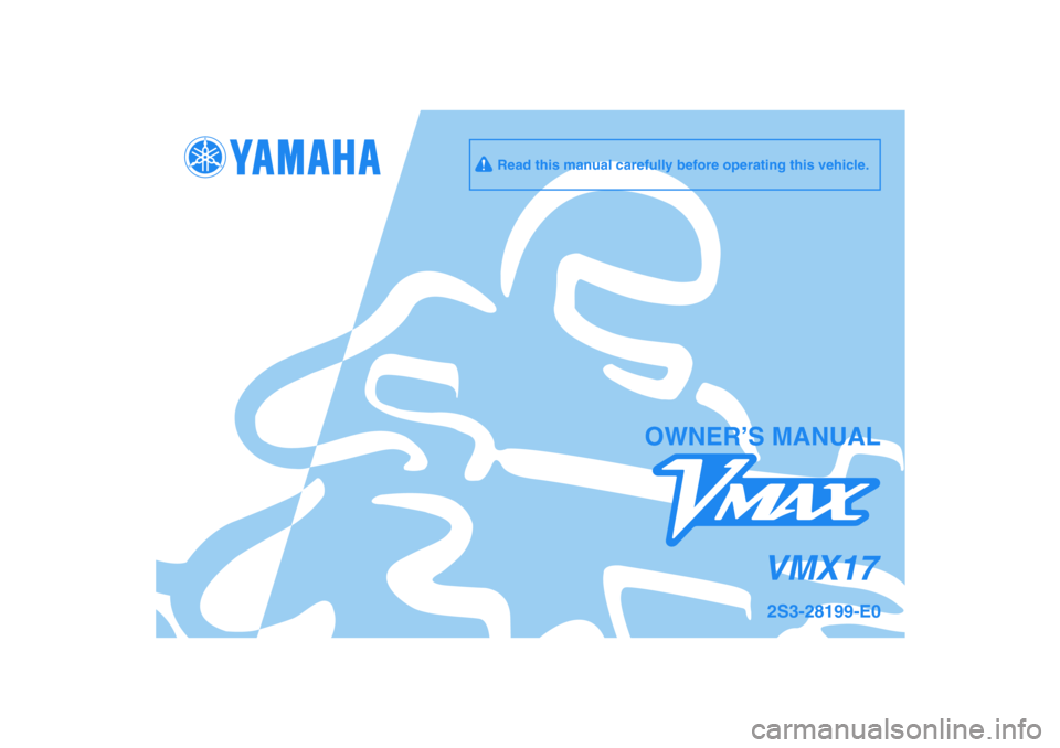 YAMAHA VMAX 2009  Owners Manual 