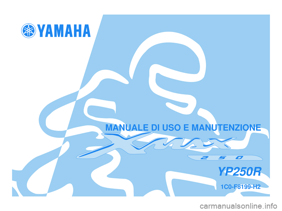 YAMAHA XMAX 250 2006  Manuale duso (in Italian) 
