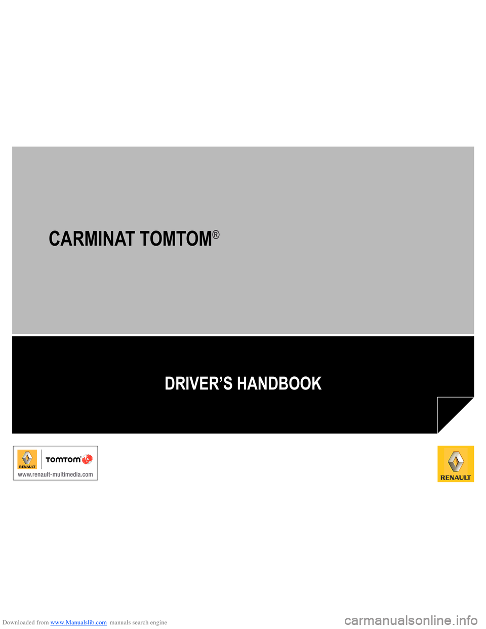 RENAULT FLUENCE 2013 1.G Carminat Tomtom Navigation Owners Manual 