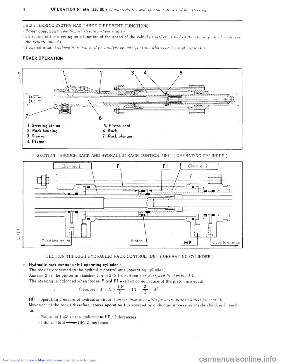 Citroen Cx 1984 1 G Workshop Manual 394 Pages Page 270 Downloaded From Www Manualslib Com Manuals Se