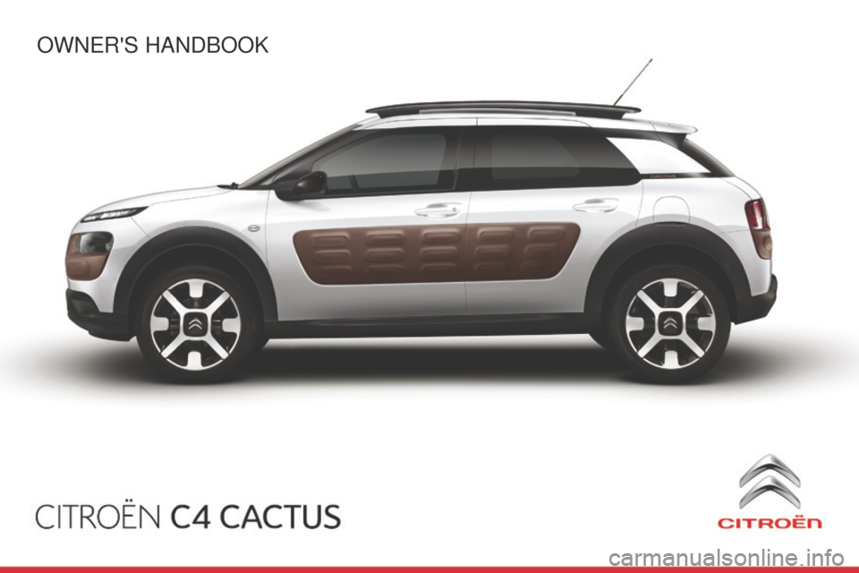 Citroen C4 CACTUS 2014 1.G Owners Manual 