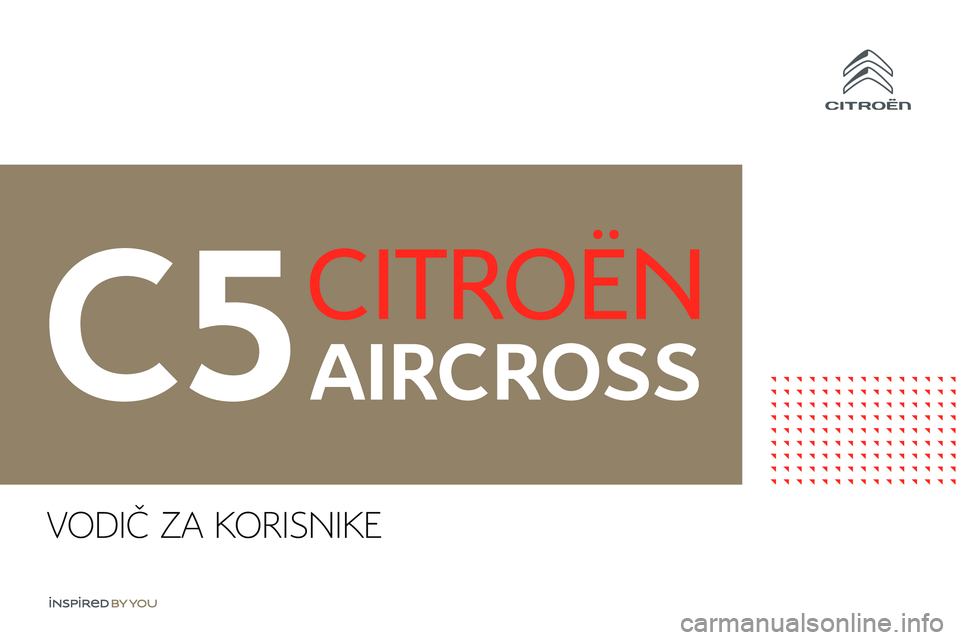 CITROEN C5 AIRCROSS 2020  Upute Za Rukovanje (in Croatian) 